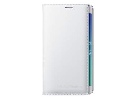 Genuine Samsung Galaxy Note Edge Flip Wallet - Pearl White Genuine Samsung Galaxy Note Edge Flip Wallet - Pearl White