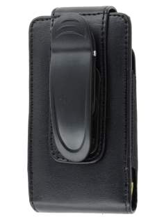 Nokia X6 Synthetic Leather Belt Pouch - Classic Black Belt Pouch