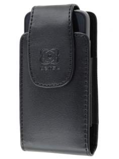 Nokia X6 Synthetic Leather Belt Pouch - Classic Black