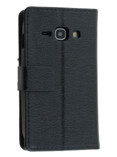 Synthetic Leather Wallet Case with Stand for Samsung Galaxy Ace 3 4G S7275T - Classic Black Synthetic Leather Wallet Case with Stand for Samsung Galaxy Ace 3 4G S7275T - Classic Black