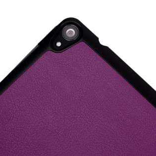 Premium Slim Synthetic Leather Flip Case with Stand for HTC Nexus 9 - Purple