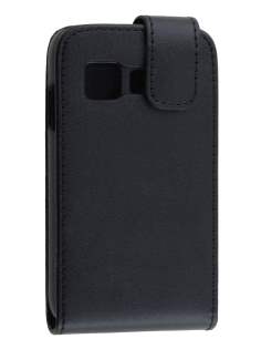 Synthetic Leather Flip Case for Samsung Galaxy Young 2 - Black Synthetic Leather Flip Case for Samsung Galaxy Young 2 - Black