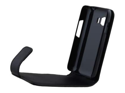 Synthetic Leather Flip Case for Samsung Galaxy Young 2 - Black