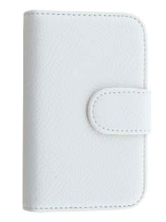Synthetic Leather Wallet Case with Stand for Samsung Galaxy Young 2 - Pearl White