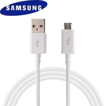 Genuine Samsung 1.5 metre MicroUSB to USB-A Data Cable - White