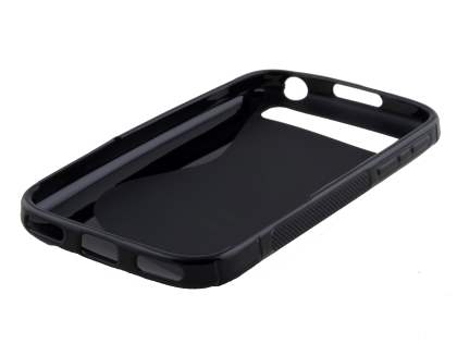 Wave Case for BlackBerry Classic Q20 - Frosted Black/Black
