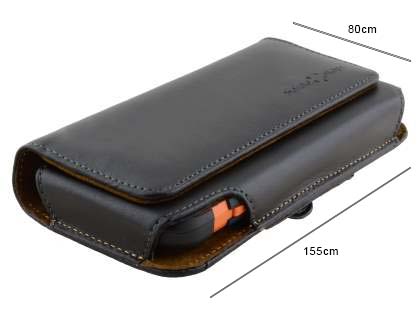 Extra-tough Genuine Leather ShineColours belt pouch - Mobile Only