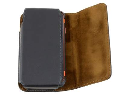 Extra-tough Genuine Leather ShineColours belt pouch - Mobile Only