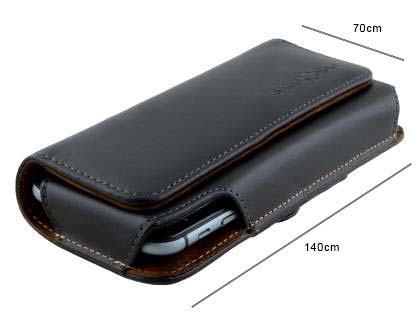 Extra-tough Genuine Leather ShineColours belt pouch - Mobile Only