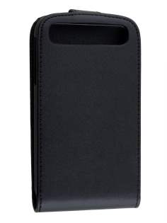 Synthetic Leather Flip Case for BlackBerry Classic Q20 - Classic Black