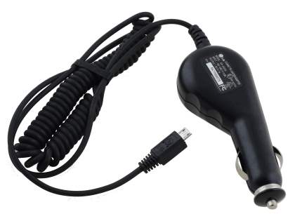 Genuine LG SR-2420K 1A Micro-USB Car Charger - Black Car Charger