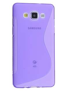Wave Case for Samsung Galaxy A5 (2014) - Frosted Purple/Purple Soft Cover