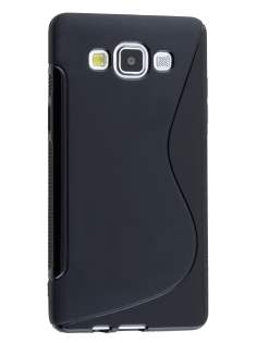 Wave Case for Samsung Galaxy A5 (2014) - Frosted Black/Black Soft Cover