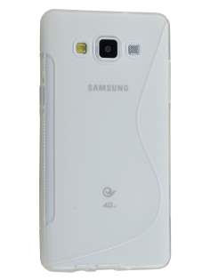 Wave Case for Samsung Galaxy A5 (2014) - Frosted Clear/Clear Soft Cover