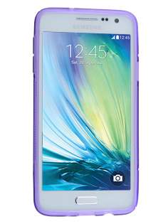 Wave Case for Samsung Galaxy A3 - Frosted Purple/Purple
