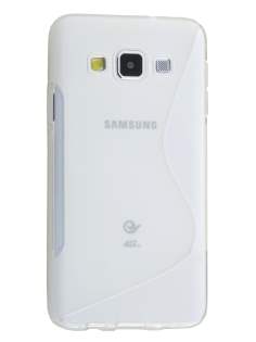 Wave Case for Samsung Galaxy A3 - Frosted Clear/Clear Soft Cover
