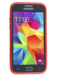 Wave Case for Samsung Core Prime - Frosted Red/Red