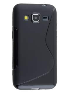 Wave Case for Samsung Core Prime - Frosted Black/Black Soft Cover