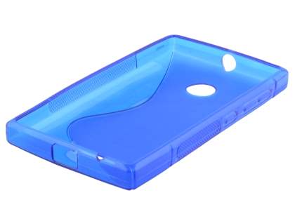 Wave Case for Nokia Lumia 435/532 - Frosted Blue/Blue