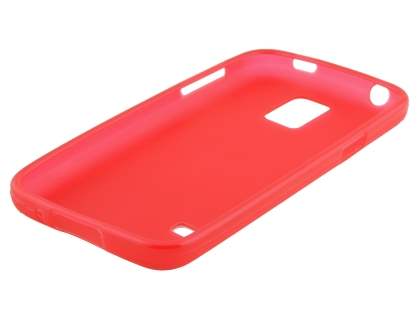 Frosted TPU Case for Samsung Galaxy S5 mini - Red