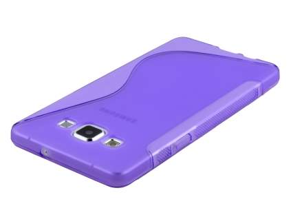Wave Case for Samsung Galaxy A3 - Frosted Purple/Purple