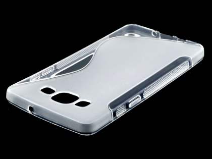 Wave Case for Samsung Galaxy A3 - Frosted Clear/Clear