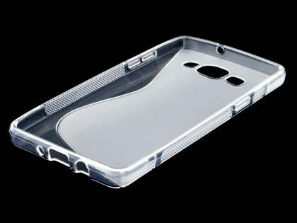 Wave Case for Samsung Galaxy A3 - Frosted Clear/Clear