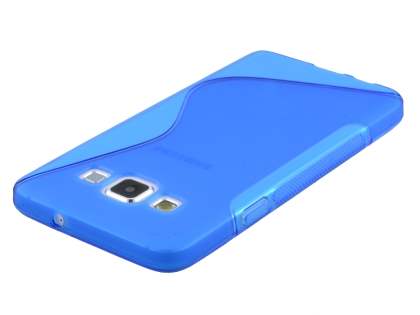 Wave Case for Samsung Galaxy A3 - Frosted Blue/Blue