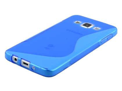 Wave Case for Samsung Galaxy A3 - Frosted Blue/Blue