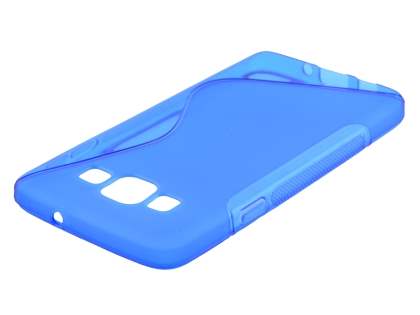 Wave Case for Samsung Galaxy A3 - Frosted Blue/Blue