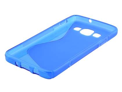 Wave Case for Samsung Galaxy A3 - Frosted Blue/Blue