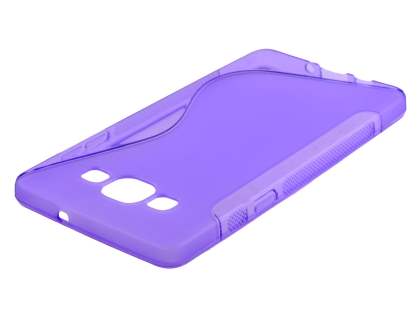 Wave Case for Samsung Galaxy A5 (2014) - Frosted Purple/Purple