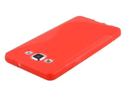 Wave Case for Samsung Galaxy A5 (2014) - Frosted Red/Red