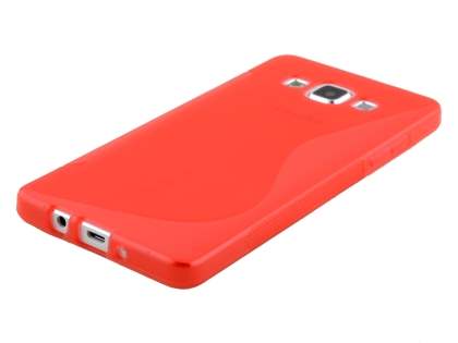 Wave Case for Samsung Galaxy A5 (2014) - Frosted Red/Red