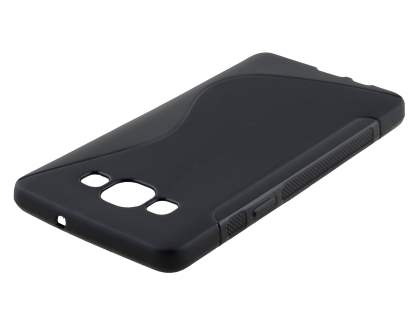Wave Case for Samsung Galaxy A5 (2014) - Frosted Black/Black