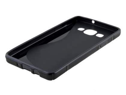 Wave Case for Samsung Galaxy A5 (2014) - Frosted Black/Black