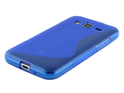 Wave Case for Samsung Core Prime - Frosted Blue/Blue