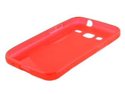 Wave Case for Samsung Core Prime - Frosted Red/Red