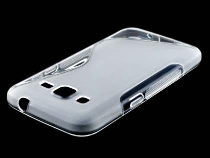 Wave Case for Samsung Core Prime - Frosted Clear/Clear
