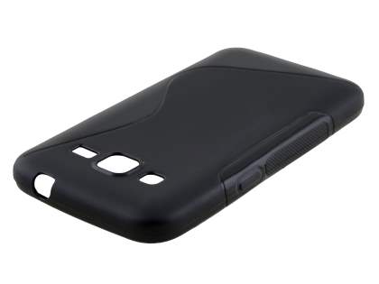 Wave Case for Samsung Core Prime - Frosted Black/Black