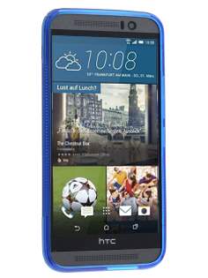 Wave Case for HTC One M9 - Frosted Blue/Blue