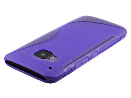 Wave Case for HTC One M9 - Frosted Purple/Purple