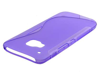Wave Case for HTC One M9 - Frosted Purple/Purple