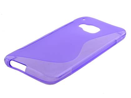 Wave Case for HTC One M9 - Frosted Purple/Purple