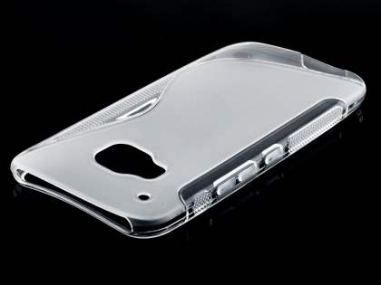Wave Case for HTC One M9 - Frosted Clear/Clear