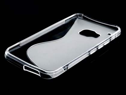 Wave Case for HTC One M9 - Frosted Clear/Clear