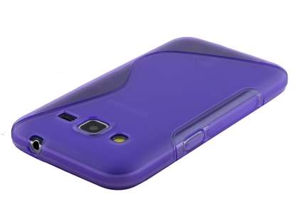 Wave Case for Samsung Core Prime - Frosted Purple/Purple