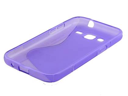 Wave Case for Samsung Core Prime - Frosted Purple/Purple