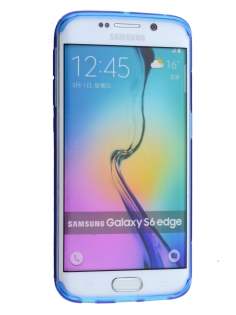Wave Case for Samsung Galaxy S6 Edge - Frosted Blue/Blue