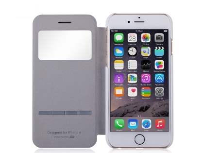 Momax Flip View Case for iPhone 6s/6 - Pearl White